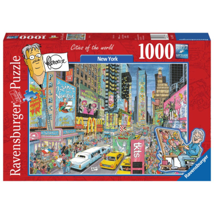 RAVENSBURGER Puzzle Města světa: New York 1000 dílků 122507