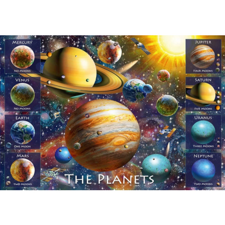 RAVENSBURGER Puzzle Planety XXL 100 dílků 122658