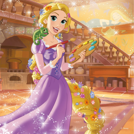 DINO Puzzle Disney princezny 3x55 dílků 122742