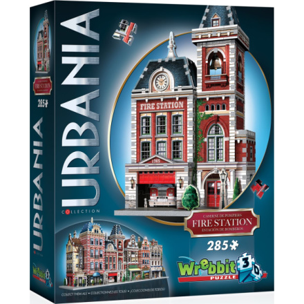 WREBBIT 3D puzzle Urbania: Hasičská stanice 285 dílků 122861