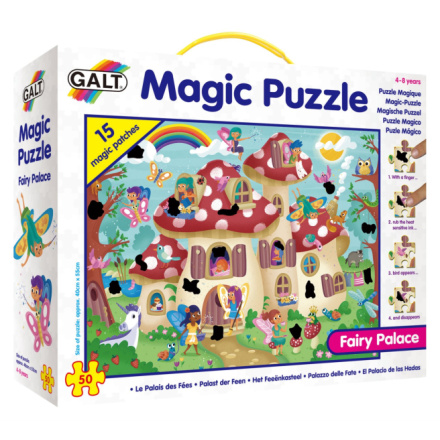 GALT Magické puzzle Vílí zámek 50 dílků 122932