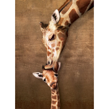 EUROGRAPHICS Puzzle Polibek žirafy 1000 dílků 123449