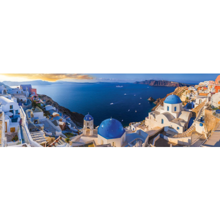 EUROGRAPHICS Panoramatické puzzle Santorini, Řecko 1000 dílků 123589