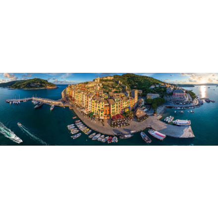 EUROGRAPHICS Panoramatické puzzle Porto Venere, Itálie 1000 dílků 123597