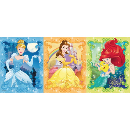 RAVENSBURGER Panoramatické puzzle Překrásné Disney princezny XXL 200 dílků 123687