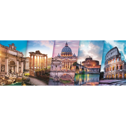 TREFL Panoramatické puzzle Cestování po Itálii 500 dílků 123999