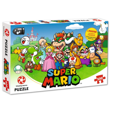 WINNING MOVES Puzzle Super Mario 500 dílků 124105