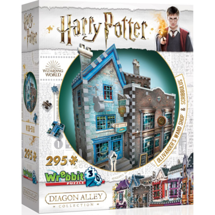 WREBBIT 3D puzzle Harry Potter: Obchod s hůlkami pana Olivandera a Scribbulus 295 dílků 124326