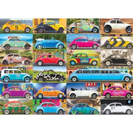 EUROGRAPHICS Puzzle Volkswagen Beetle: Brouk na cestách 1000 dílků 124696
