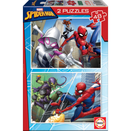 EDUCA Puzzle Spiderman 2x48 dílků 125206