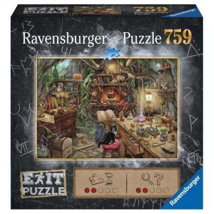 RAVENSBURGER Únikové EXIT puzzle Čarodějná kuchyně 759 dílků 125335