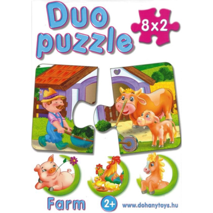 DOHÁNY Duo puzzle Na statku 8x2 dílky 125687