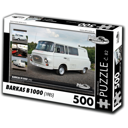 RETRO-AUTA Puzzle č. 82 Barkas B 1000 (1985) 500 dílků 125736