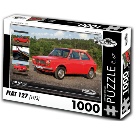 RETRO-AUTA Puzzle č. 67 Fiat 127 (1973) 1000 dílků 127278