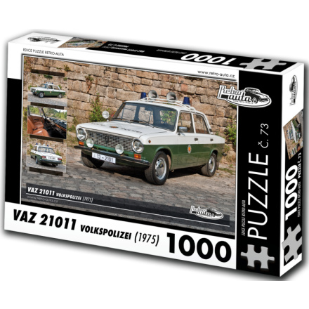 RETRO-AUTA Puzzle č. 73 VAZ 21011 Volkspolizei (1975) 1000 dílků 127279