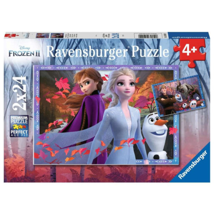 RAVENSBURGER Puzzle Ledové království 2, 2x24 dílků 128885
