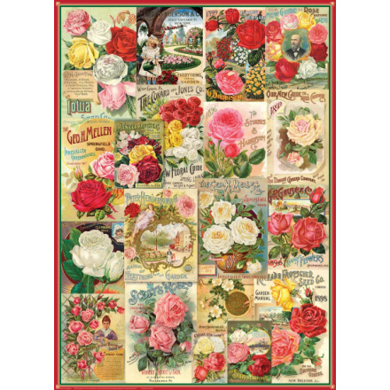EUROGRAPHICS Puzzle Katalog semínek: Růže 1000 dílků 129541