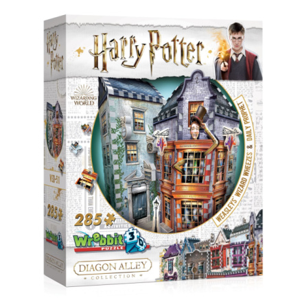 WREBBIT 3D puzzle Harry Potter: Kratochvílné a kouzelnické kejkle a Denní věštec 285 dílků 130969