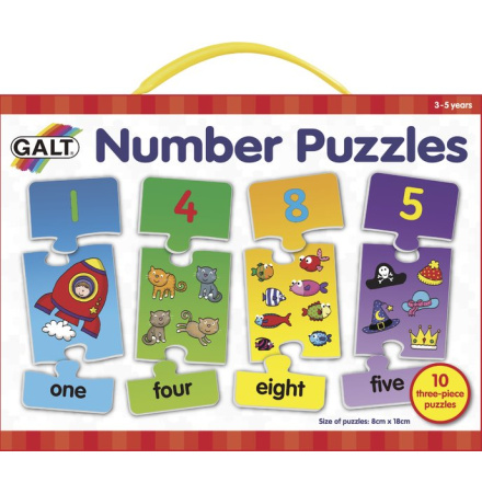 GALT Puzzle Moje první anglické číslice 10x3 dílků 131066