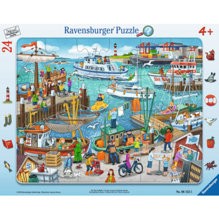 RAVENSBURGER Puzzle Den v přístavu 24 dílků 132623