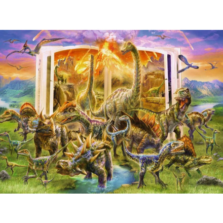 RAVENSBURGER Puzzle Encyklopedie dinosaurů XXL 300 dílků 132665