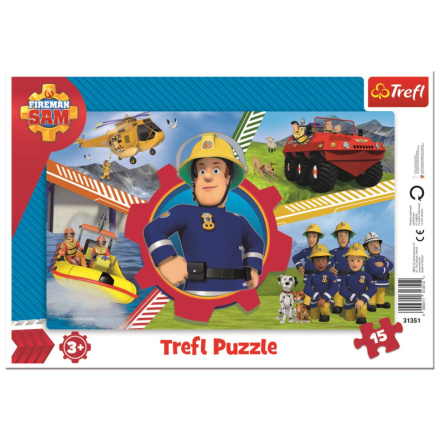 TREFL Puzzle Požárník Sam 15 dílků 133246