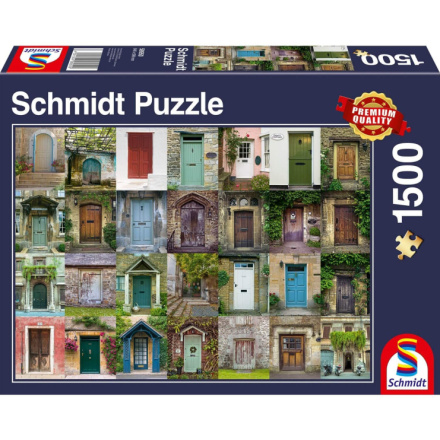 SCHMIDT Puzzle Koláž dveří 1500 dílků 133461