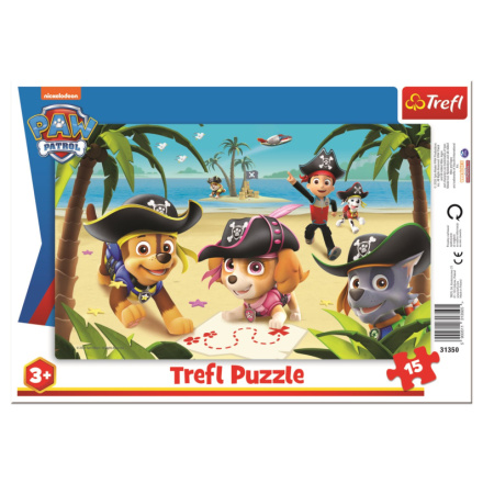 TREFL Puzzle Tlapková patrola: Pirátská výprava 15 dílků 133539