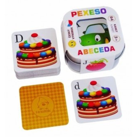 Pexeso pro děti v plechové krabičce - Abeceda 134010