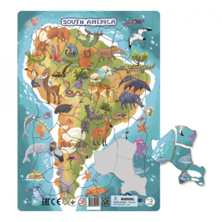 DODO Puzzle Zvířata Jižní Ameriky 53 dílků 134020
