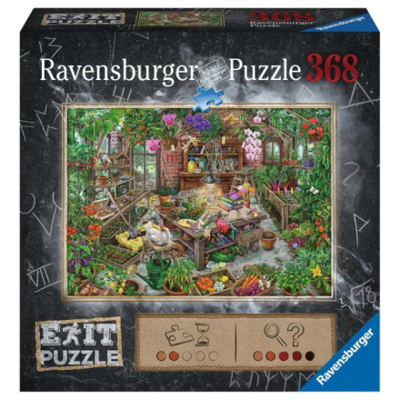 RAVENSBURGER Únikové EXIT puzzle Ve skleníku 368 dílků 134181