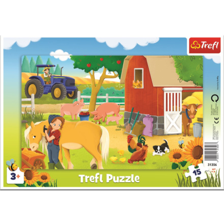 TREFL Puzzle Na farmě 15 dílků 134435