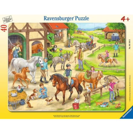 RAVENSBURGER Puzzle Den na ranči 40 dílků 134457