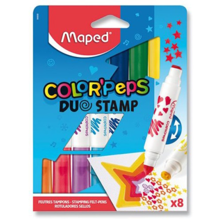 MAPED Fixy Color'Peps Duo Stamp 8ks 134562