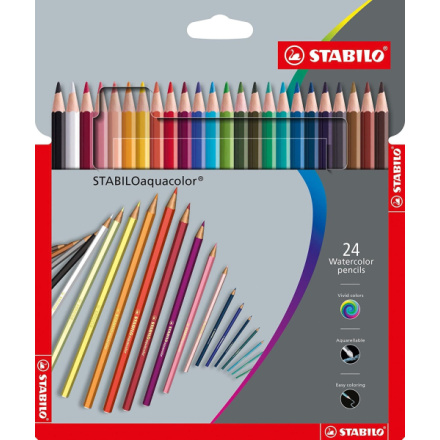 STABILO Aquacolor pastelky 24ks 135253