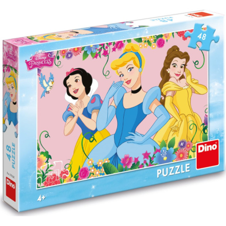 DINO Puzzle Rozkvetlé princezny 48 dílků 135647