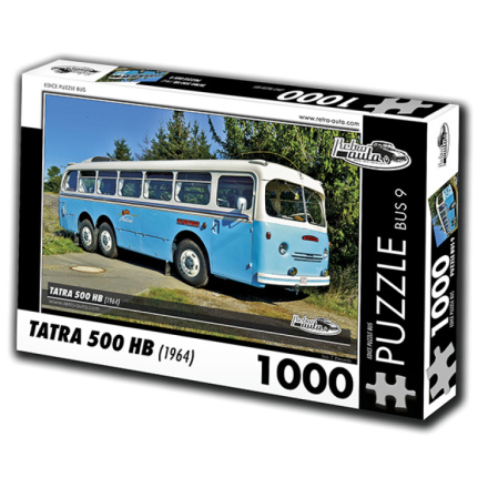RETRO-AUTA Puzzle BUS č.9 Tatra 500 HB (1964) 1000 dílků 135946