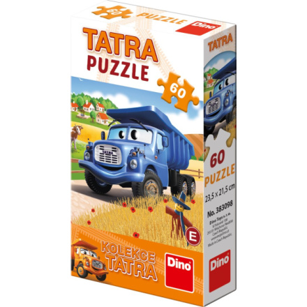 DINO Puzzle Tatra Auta: Tatra 148 modrá 60 dílků 137553