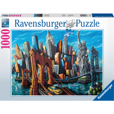 RAVENSBURGER Puzzle Vítejte v New Yorku 1000 dílků 138783