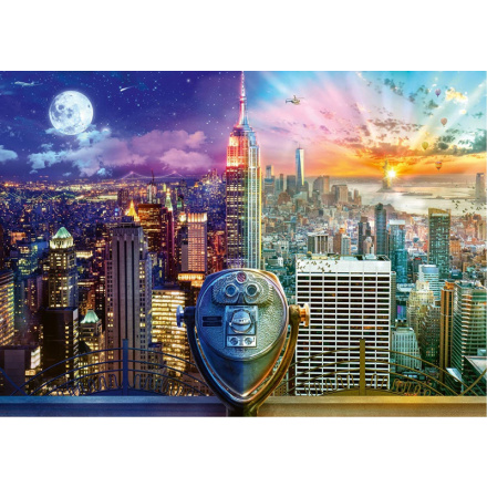 SCHMIDT Puzzle Den a noc: New York 1000 dílků 138897