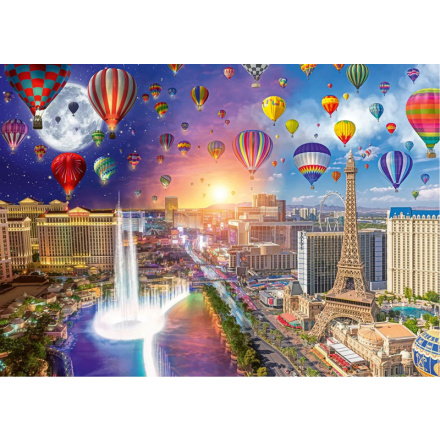 SCHMIDT Puzzle Den a noc: Las Vegas 1000 dílků 138899