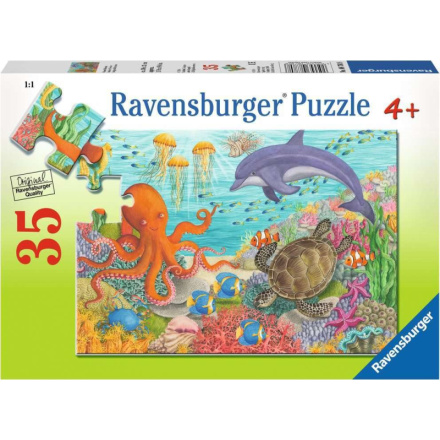 RAVENSBURGER Puzzle Přátelé z oceánu 35 dílků 139059