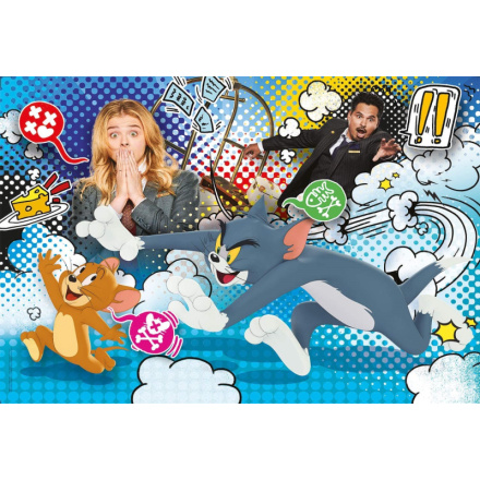 CLEMENTONI Puzzle Tom a Jerry MAXI 24 dílků 139925