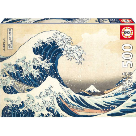 EDUCA Puzzle Velká vlna Kanagawa 500 dílků 140174