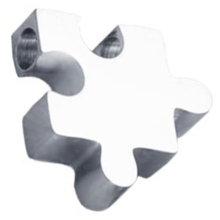 Drobný ocelový přívěsek Puzzle 140331