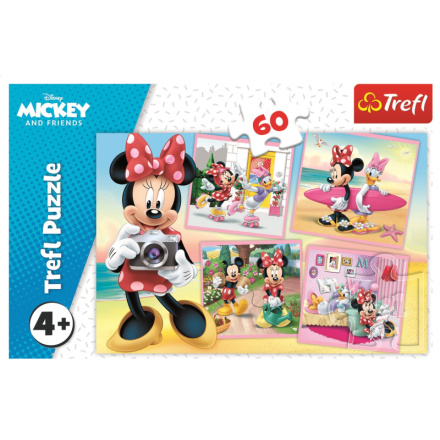 TREFL Puzzle Půvabná Minnie 60 dílků 140410