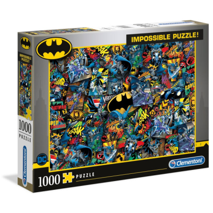 CLEMENTONI Puzzle Impossible: Batman 1000 dílků 140444