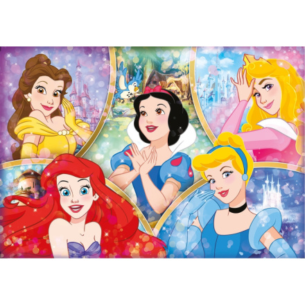 CLEMENTONI Puzzle Nejkrásnější Disney princezny 180 dílků 140460