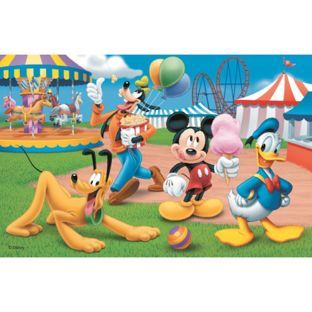 TREFL Puzzle Mickey Mouse: V zábavním parku 54 dílků 141182
