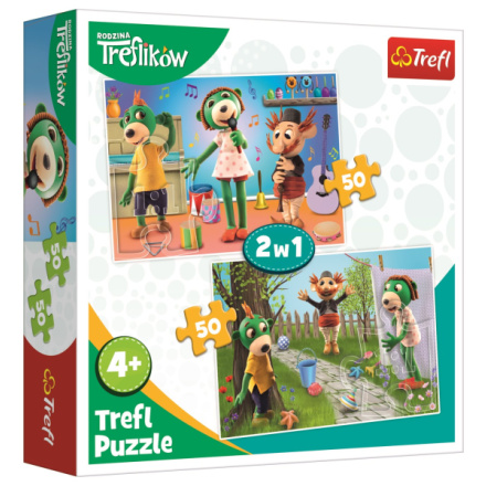Puzzle Treflíci 2x50 dílků 141368